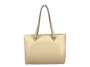 COACH Station Tote-väska i läder (färgen Golden Oat)