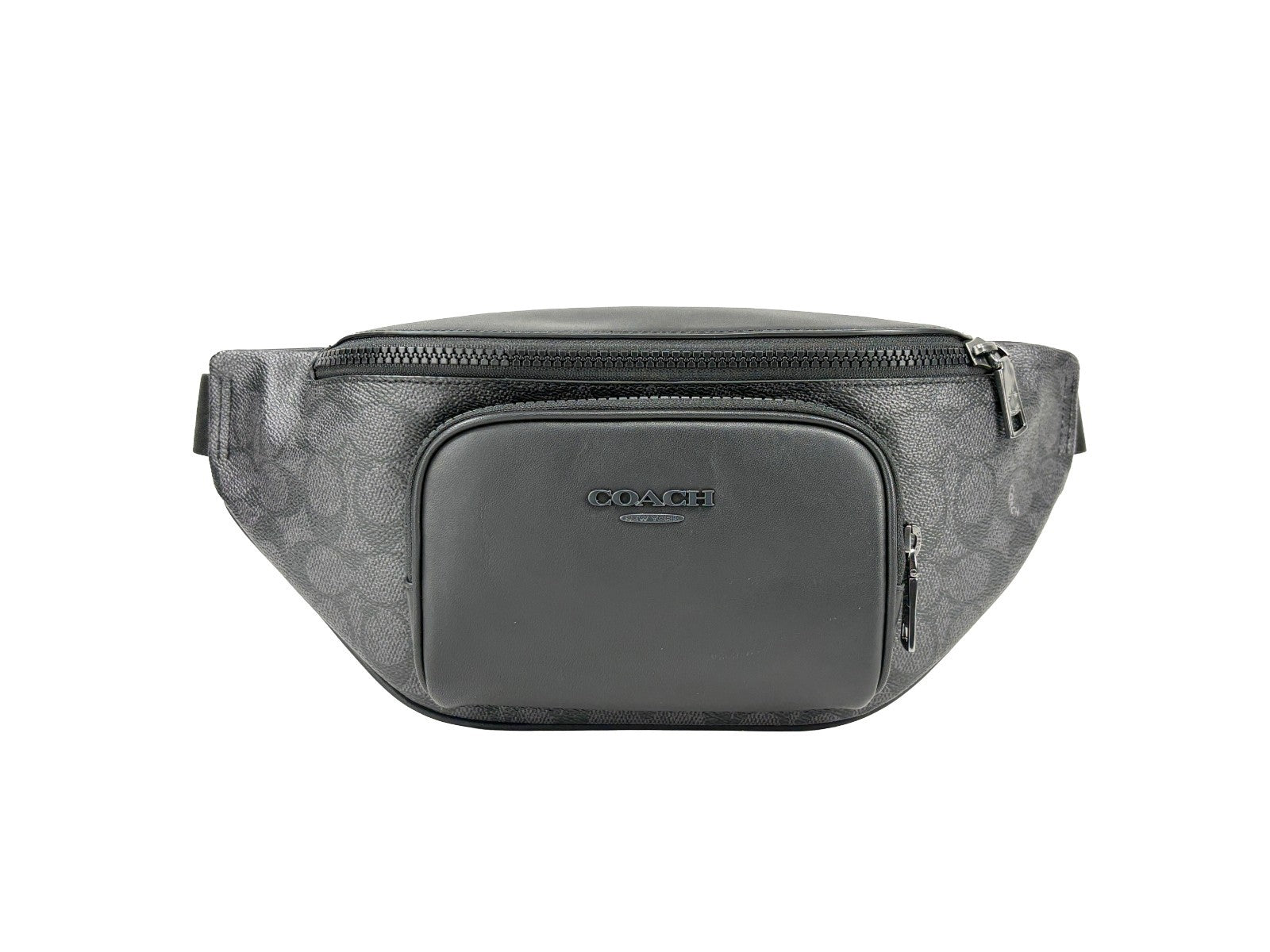 COACH Racer Signature PVC and Leather Fanny Belt Bag