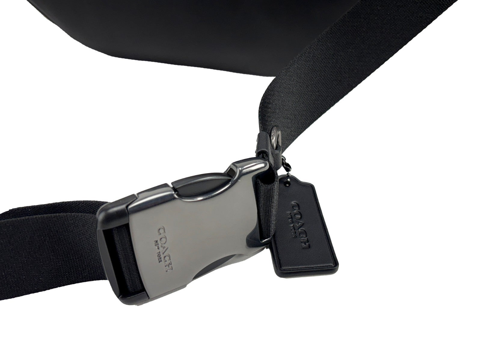 COACH Racer Signature PVC and Leather Fanny Belt Bag