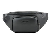Coach Racer Leather Fanny Belt Bag Black