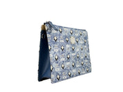 MCM Blue Canvas Crossbody Bag
