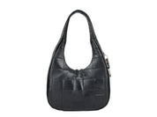 COACH Coachtopia Alter Ego Crescent Shoulder Bag in Black Leather