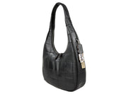 COACH Coachtopia Alter Ego Crescent Shoulder Bag in Black Leather