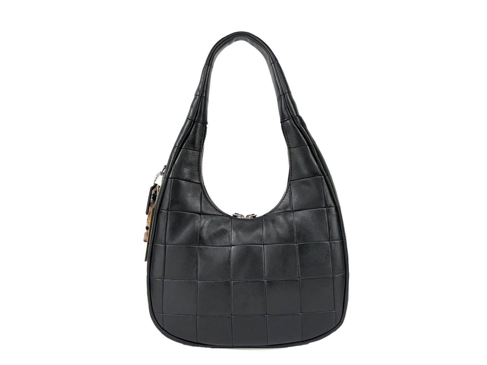 COACH Coachtopia Alter Ego Crescent Shoulder Bag in Black Leather