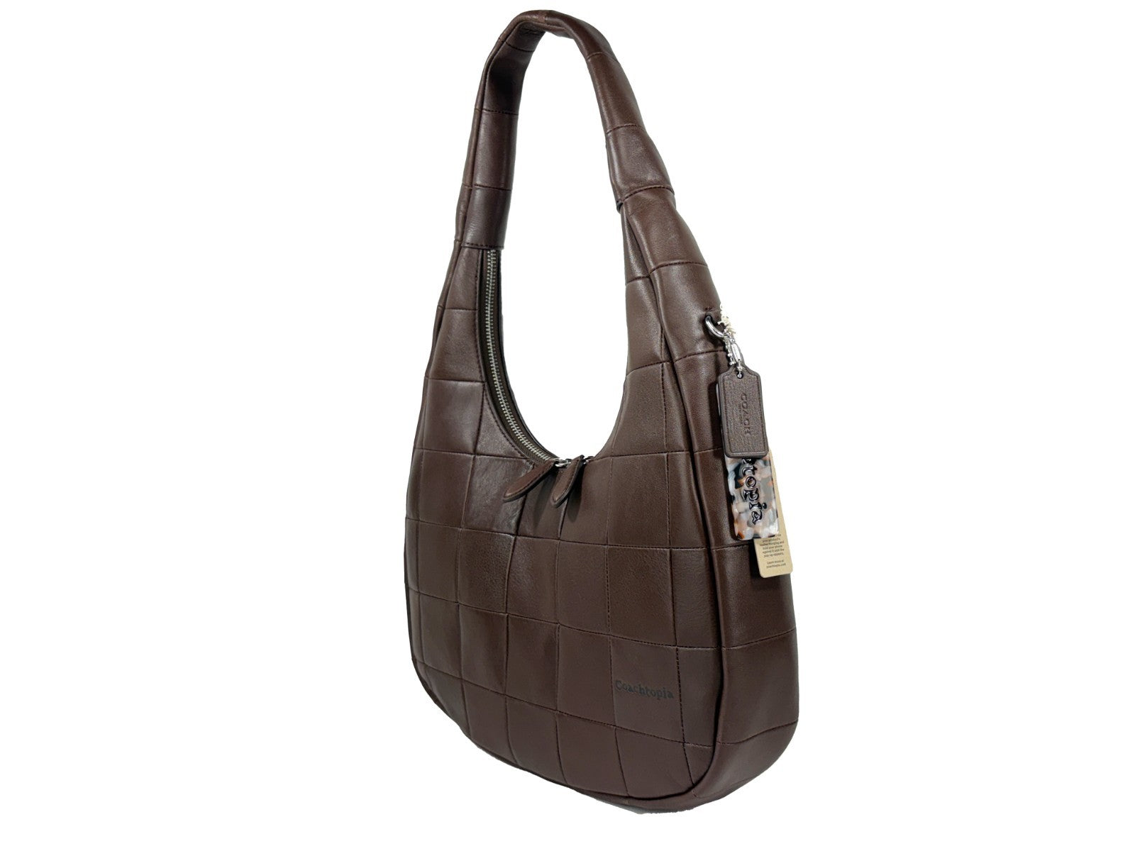 COACH Coachtopia Alter Ego Maple Leather Crescent Shoulder Bag