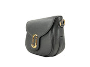 Marc Jacobs Black Leather Saddle Crossbody Bag