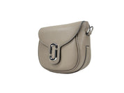 Marc Jacobs Cement Leather Saddle Crossbody Bag