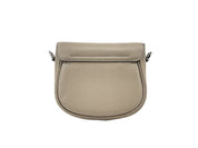 Marc Jacobs Cement Leather Saddle Crossbody Bag