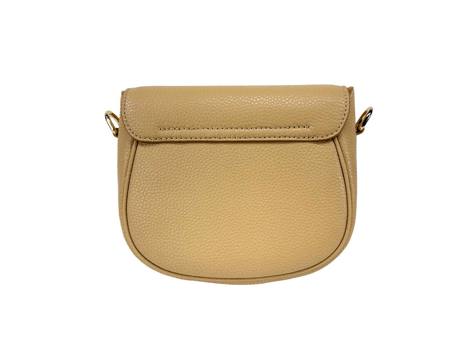 Marc Jacobs Camel Leather Saddle Crossbody Bag