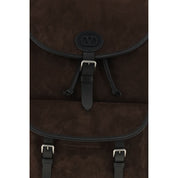Valentino Garavani Brown Suede Antibes Backpack