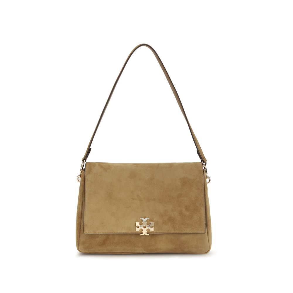 Tory Burch Beige Calf Leather Shoulder Bag