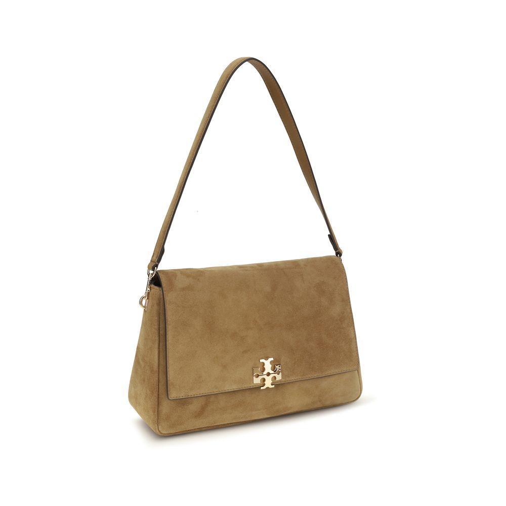 Tory Burch Beige Calf Leather Shoulder Bag