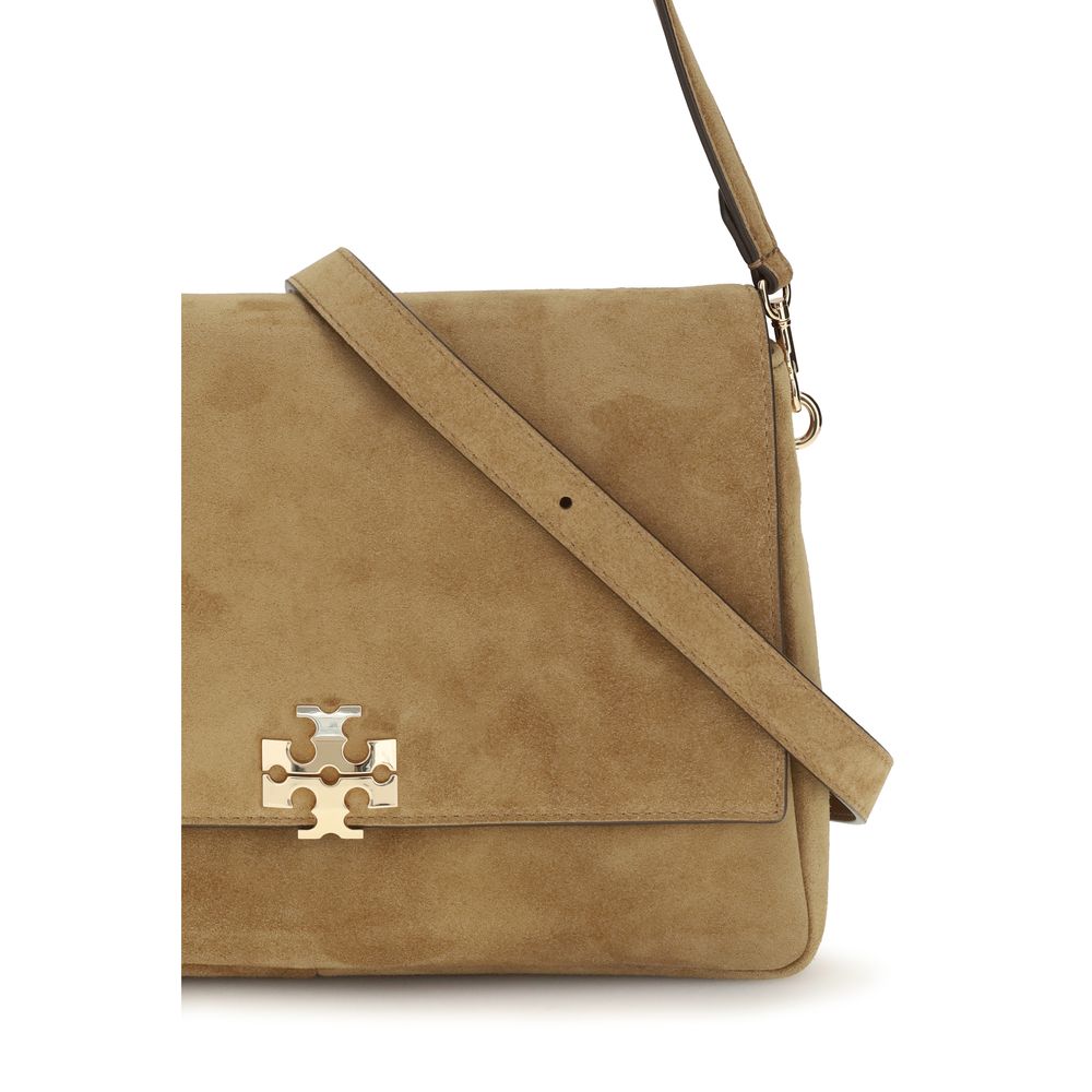 Tory Burch Beige Calf Leather Shoulder Bag