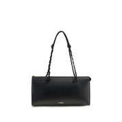 Jil Sander Black Calf Leather Tangle Shoulder Bag