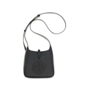Tory Burch Black Pebbled Leather Shoulder Bag