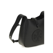 Tory Burch Black Pebbled Leather Shoulder Bag