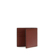 Valentino Garavani Bordeaux Calf Leather Wallet