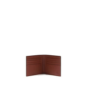 Valentino Garavani Bordeaux Calf Leather Wallet