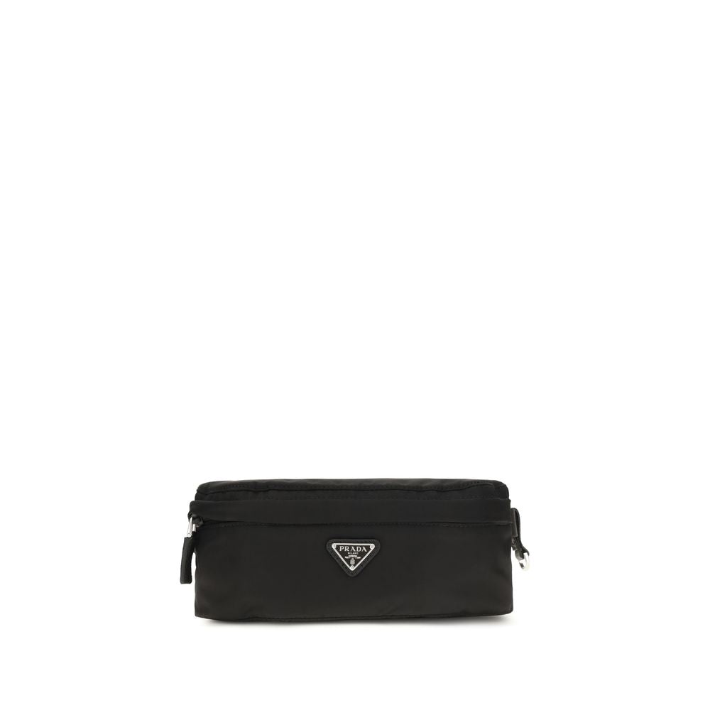 Prada Black Recycled Polyamide Fanny Pack