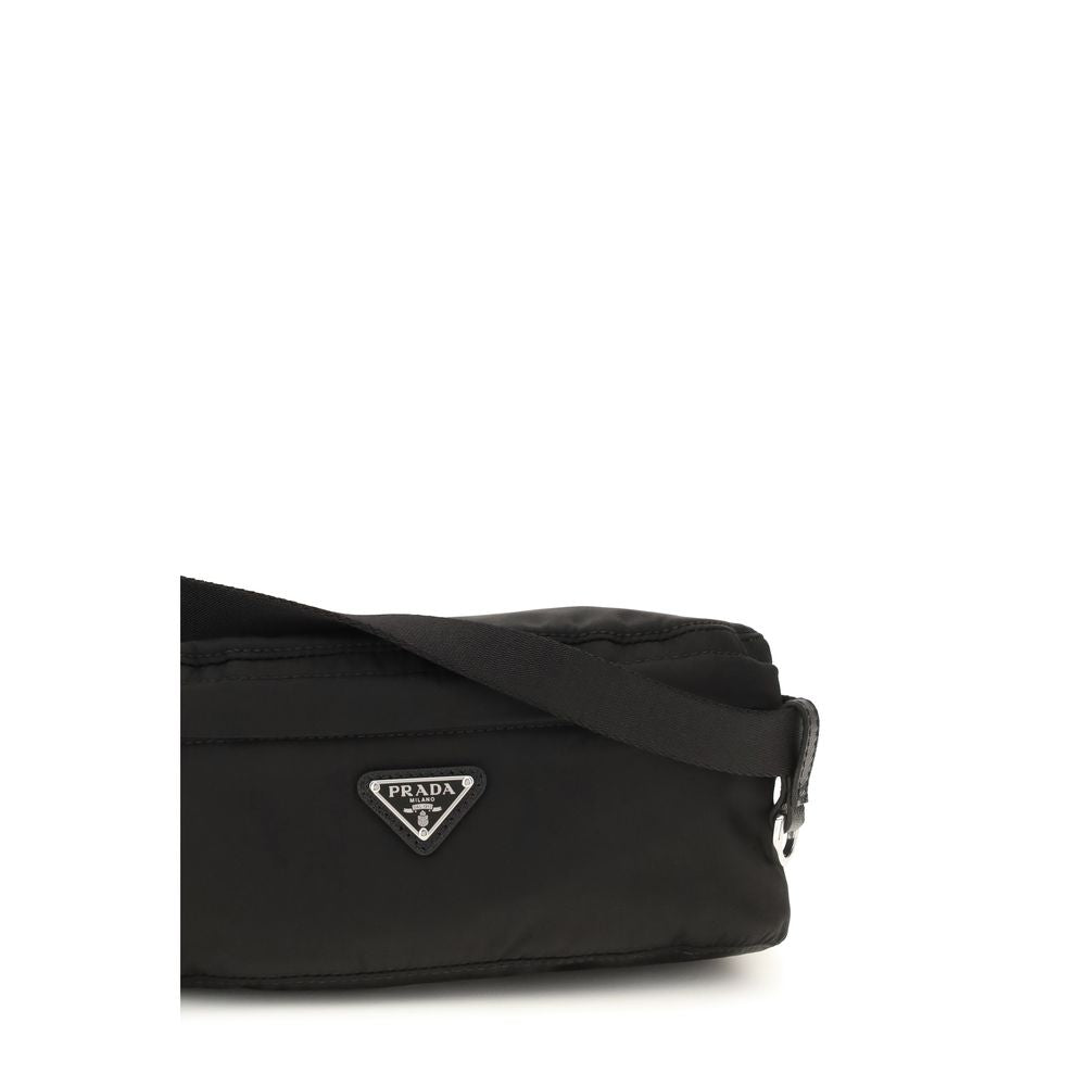 Prada Black Recycled Polyamide Fanny Pack