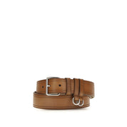Miu Miu Brown Calf Leather Regular Belt