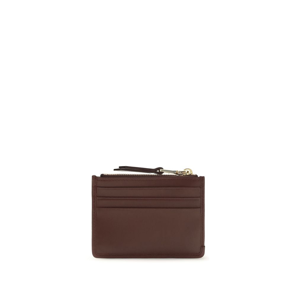 Miu Miu Bordeaux Lamb Leather Wallet
