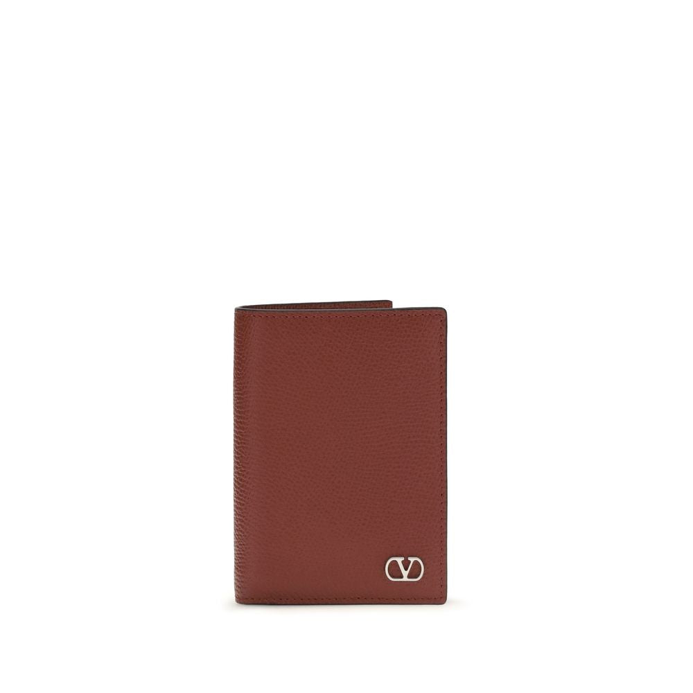Valentino Garavani Multicolor Calf Leather Card Holder