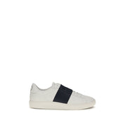 Valentino Garavani Blue Calf Leather Sneakers