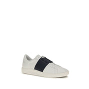 Valentino Garavani Blue Calf Leather Sneakers