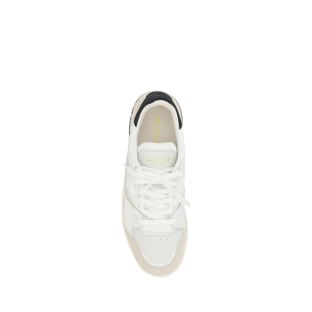 Axel Arigato White Calf Leather Low Top Sneakers