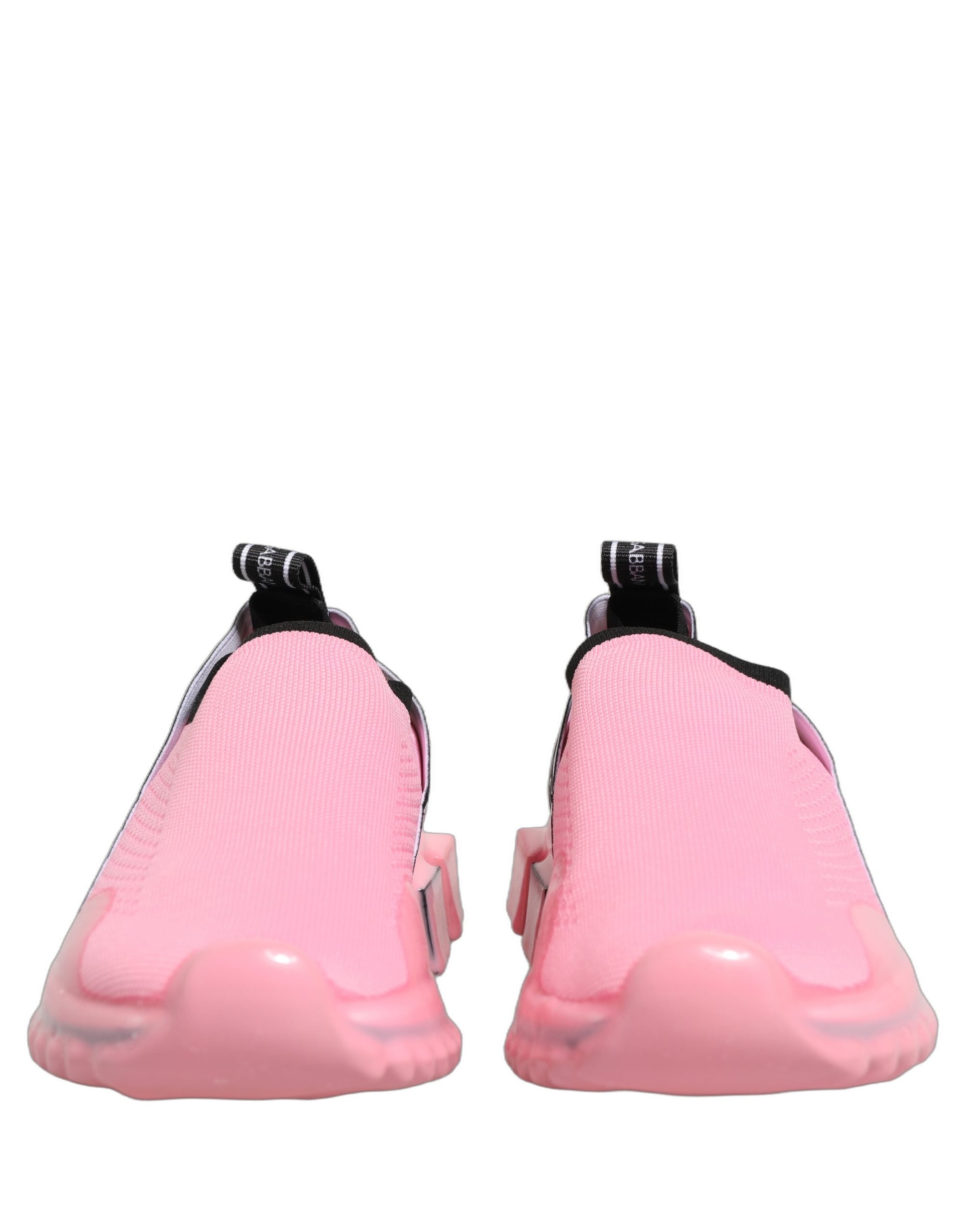Dolce & Gabbana Pink Multicolor Sorrento Sneakers