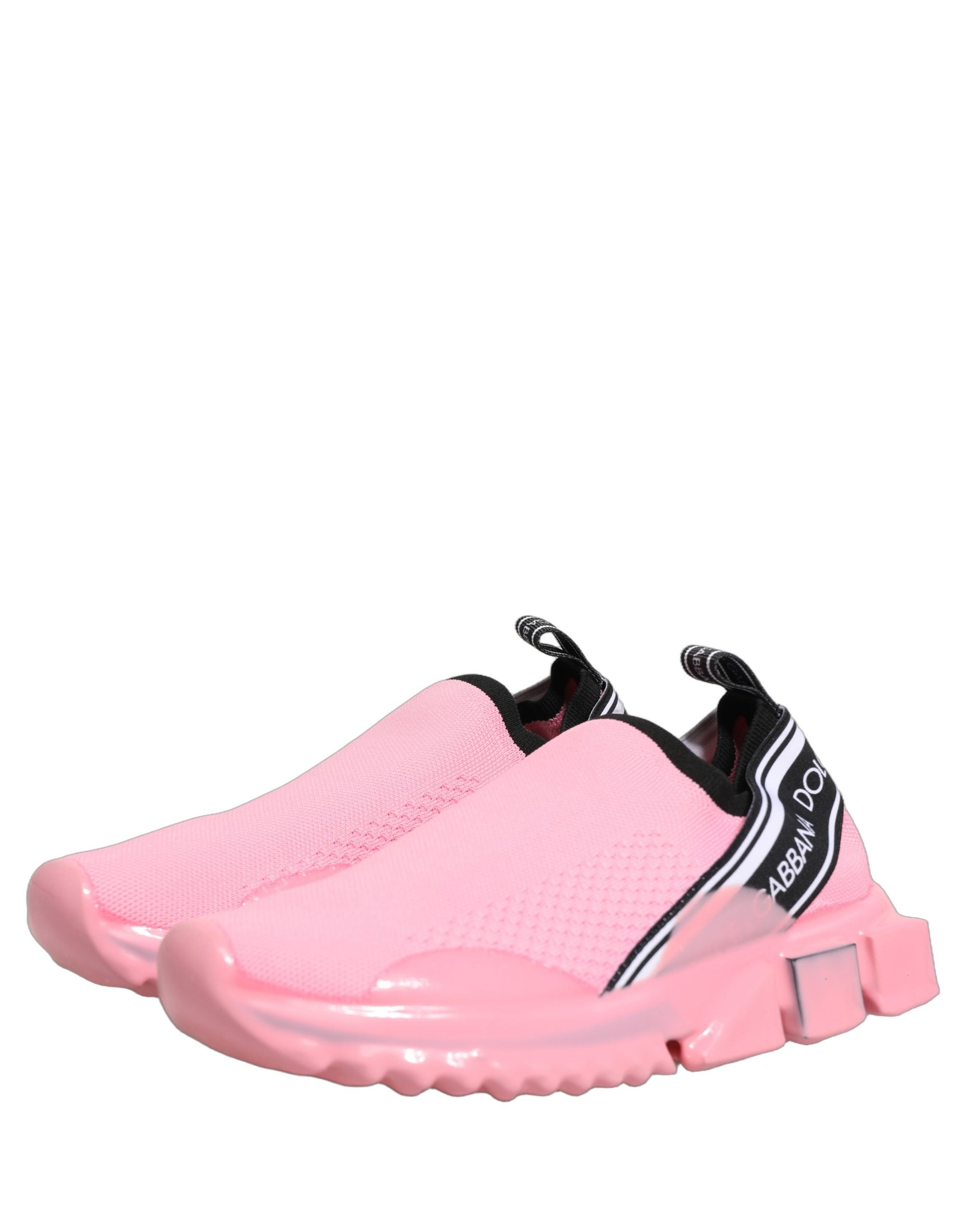 Dolce & Gabbana Pink Multicolor Sorrento Sneakers