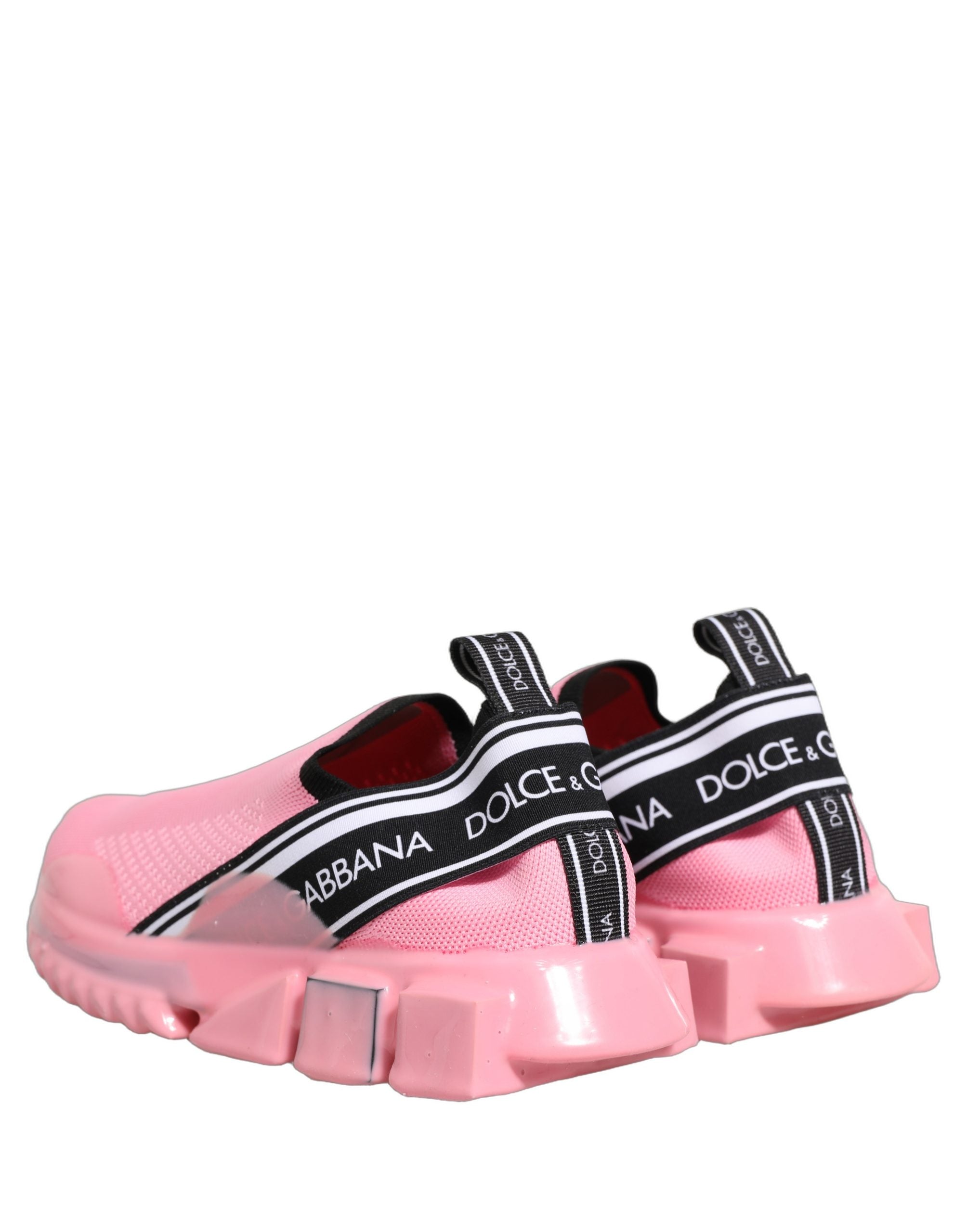 Dolce & Gabbana Pink Multicolor Sorrento Sneakers