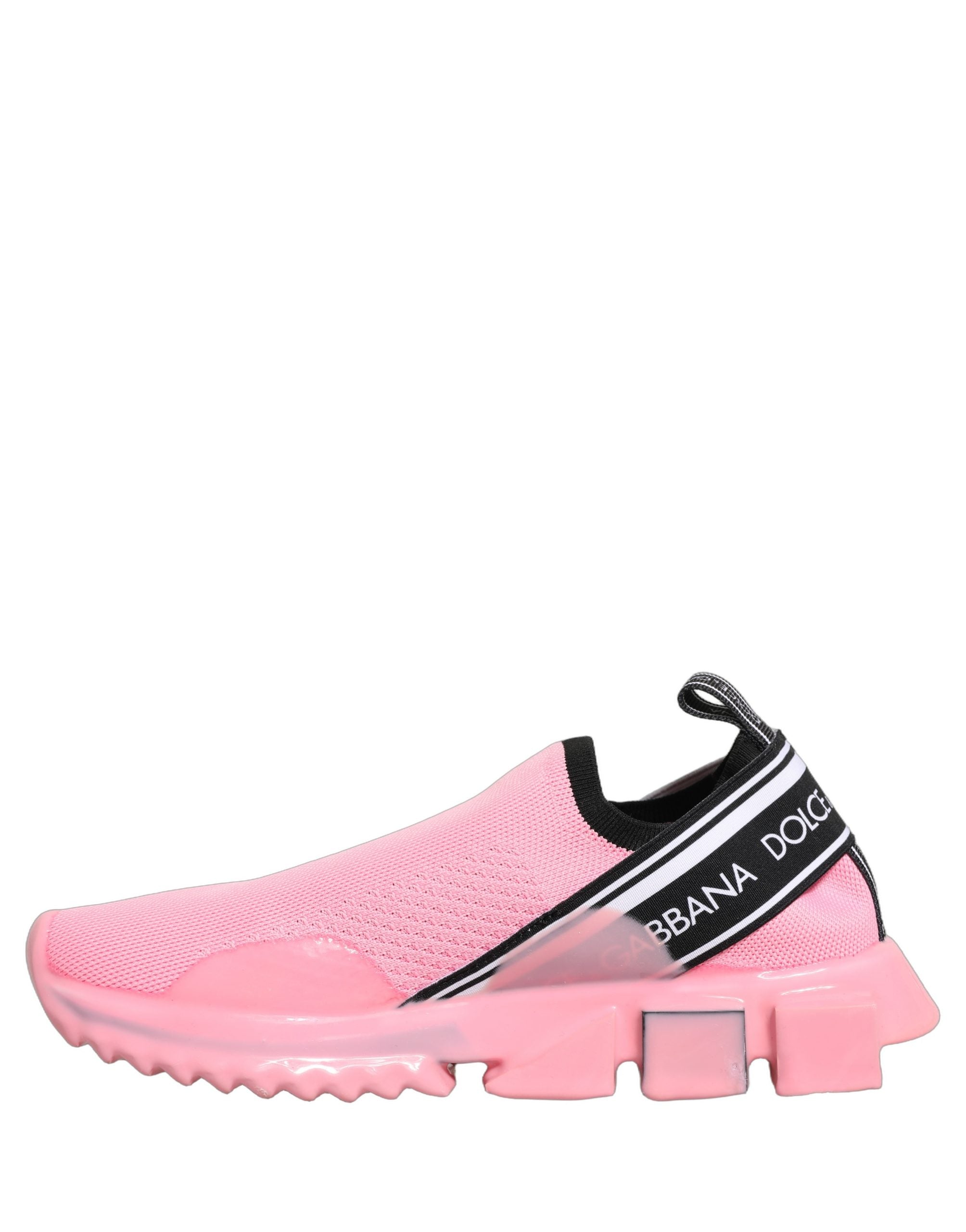 Dolce & Gabbana Pink Multicolor Sorrento Sneakers
