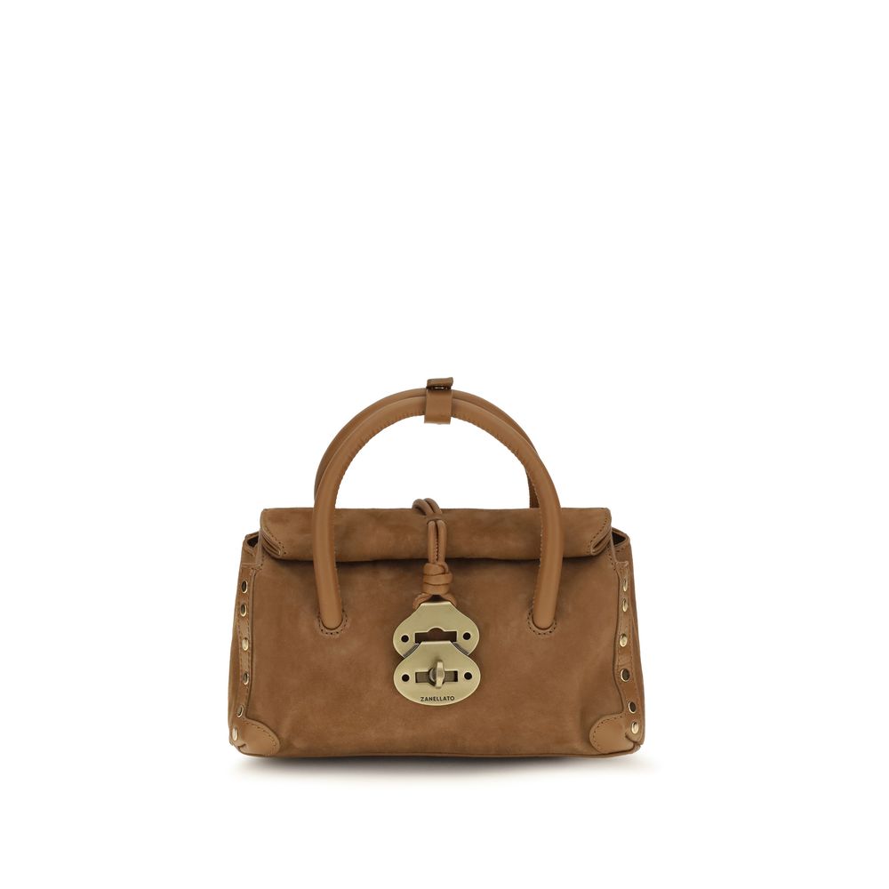 Zanellato Brown Calf Leather Handbag