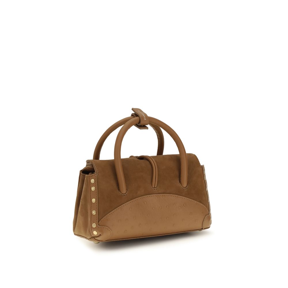 Zanellato Brown Calf Leather Handbag