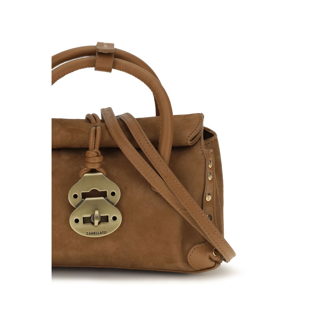 Zanellato Brown Calf Leather Handbag