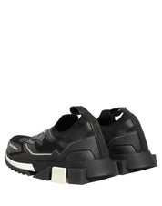 Dolce & Gabbana Black Sorrento Slip-On Sneakers