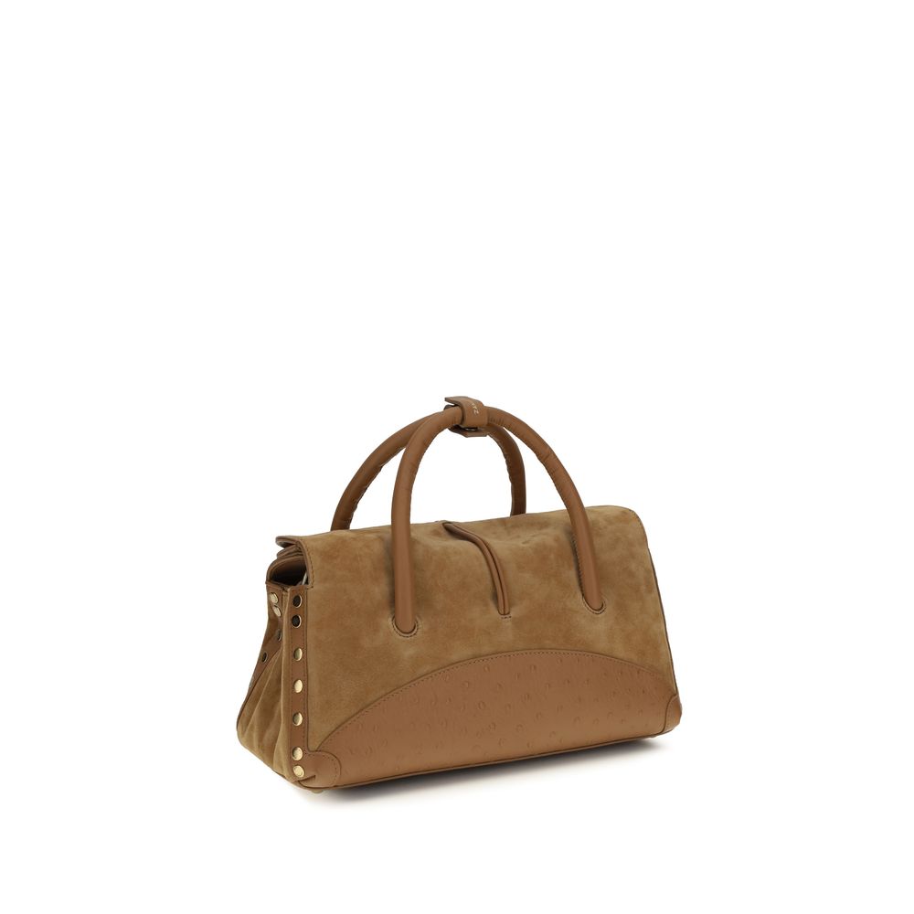 Zanellato Brown Calf Leather Handbag