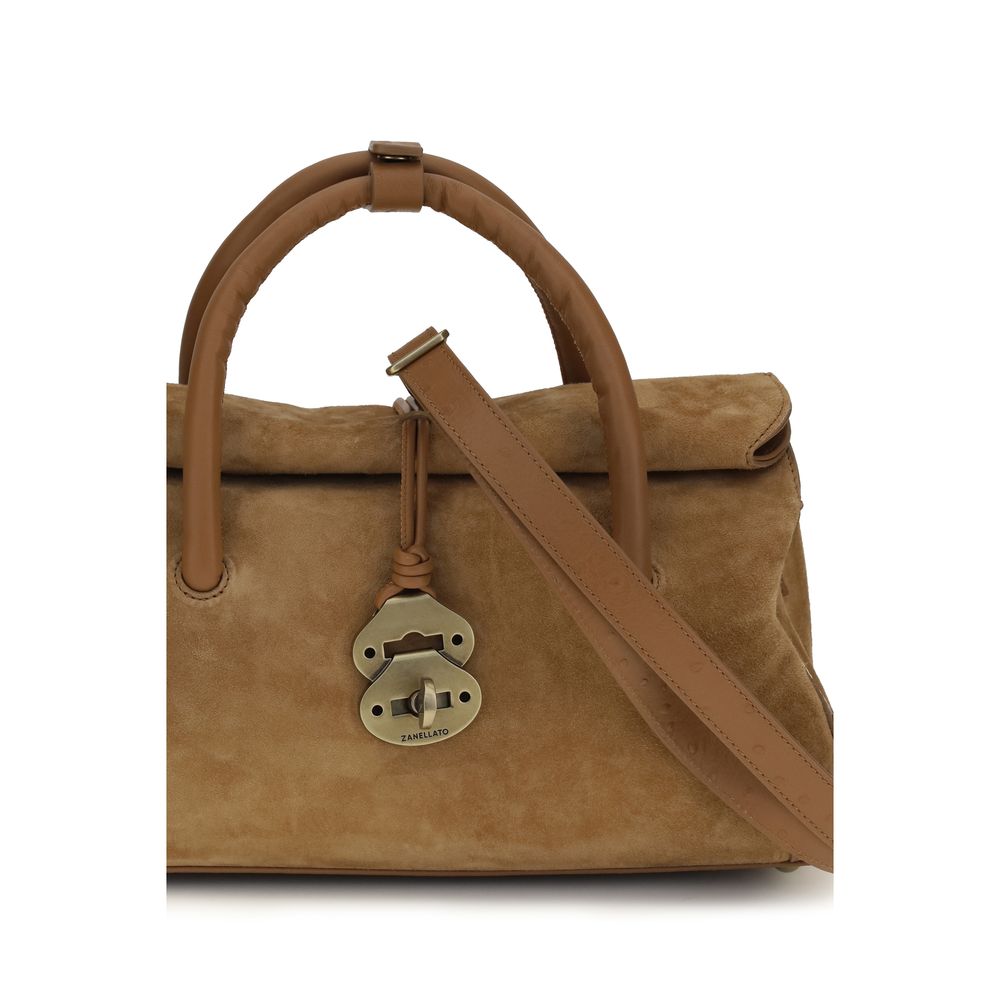 Zanellato Brown Calf Leather Handbag