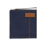 Fendi Blue Denim Clutch Bag