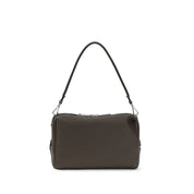 Fendi Black Grained Calf Leather Shoulder Bag