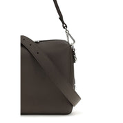 Fendi Black Grained Calf Leather Shoulder Bag