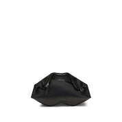 Alexander McQueen Black Calf Leather Clutch Bag