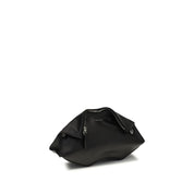 Alexander McQueen Black Calf Leather Clutch Bag