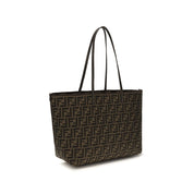 Fendi Brown Fabric Shoulder Bag