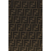 Fendi Brown Fabric Shoulder Bag