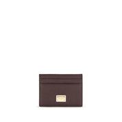 Dolce & Gabbana Black Calf Leather Cardholder