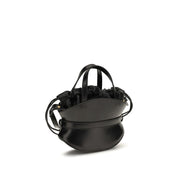 Balmain Black Calf Leather Shoulder Bag