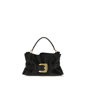 Balmain Black Calf Leather Shoulder Bag